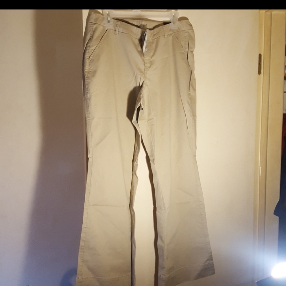 Midrise boot cut chinos